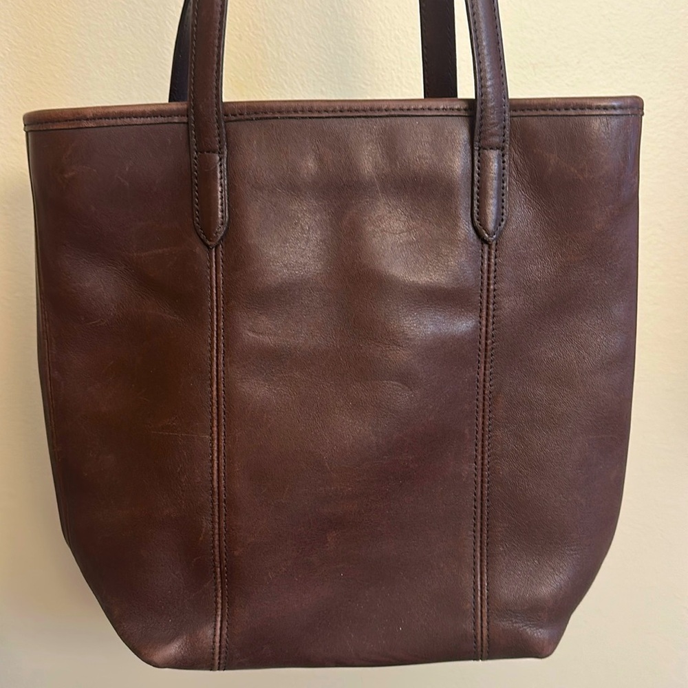 Vintage Coach Dark Brown Tote Bag